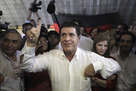 Ông Horacio Cartes đã đắc cử Tổng thống Paraguay.
